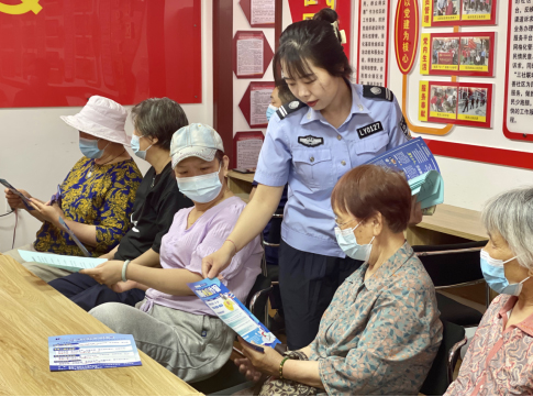 南昌路街道華僑社區：普法進社區 構筑“保護墻”